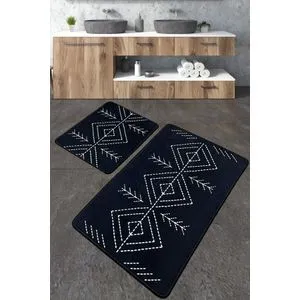 Lau Multicolor Bathmat Set (2 Pieces)