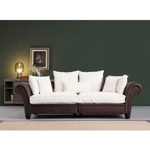 Lawrence Lounge - Brown, White Brown
White 3-Seat Sofa