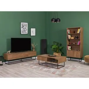 Laxus Takım 24 Walnut
Black Living Room Furniture Set