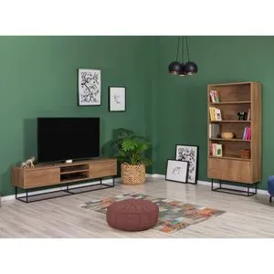 Laxus Takım 27 Walnut
Black Living Room Furniture Set