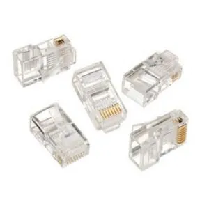 LC-8P8C-001/100 Modular plug RJ45  8P8C 30u CAT5 UTP gold plated,100 u pakovanju / CENA PO PAKOVANJU