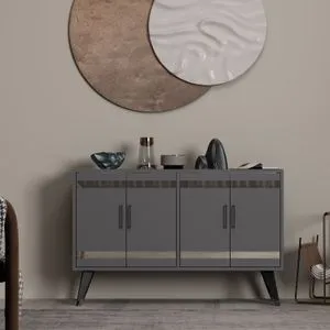 İlda - Anthracite Anthracite TV Stand