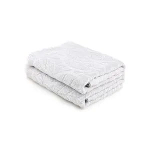 Leaf - Light Grey Light Grey Hand Towel Set (2 Pieces)