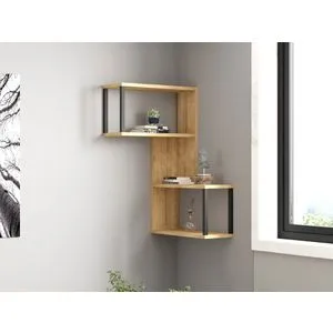 Lecco - Sapphire Oak Sapphire Oak Wall Shelf