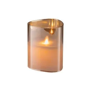 Led candle PRISM -  10cm - Gold - N53