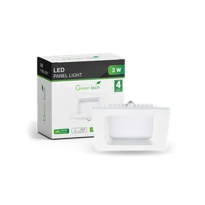 LED Panel UGR KOC 3W 6500K Green Tech