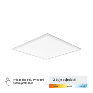 LED Panel UGR/NAD KOC 25W 160lm/W 3 CCT 595x595x30mm sa Lifud driverom - GREEN TECH