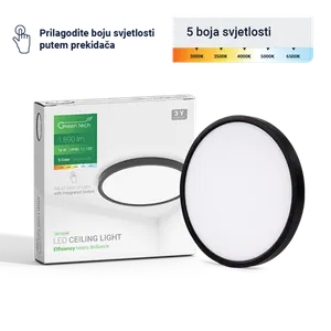 LED Plafonjera 18W sa promenljivom temperaturom boje