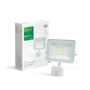 LED Reflektor sa Senzorom 30W 6500K 2550lm IP65 Beli Green Tech