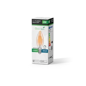 LED Sijalica Dimabilna E14/C35 4W 2700K AC220V Amber Green Tech