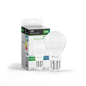 LED Sijalica E27 10W 6000K 1000lm A60 IP40 Epistar Chip GREEN TECH