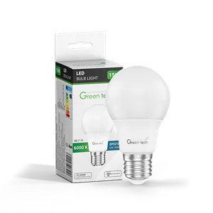 LED Sijalica E27 15W 6000K 1500lm A60 IP40 Epistar Chip GREEN TECH
