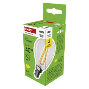 Led sijalica Filament Mini Globe 3,4W(40W) 470lm E14 NW Emos ZF1D23