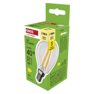 Led sijalica Filament Mini Globe 3,4W(40W) 470lm E14 WW Emos ZF1D22