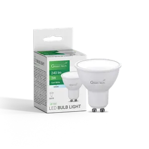 LED Sijalica GU10 3W 6000K IP20 Sanan Chip GREEN TECH