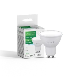 LED Sijalica GU10 7W 6000K IP20 Sanan chip GREEN TECH