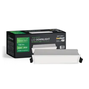 LED SPOT UGR 10W 3CCT PRAVOUGLI GREEN TECH
