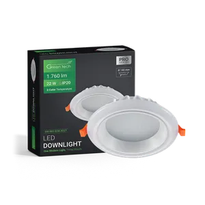 LED SPOT UGR 22W 3CCT OKRUGLI GREEN TECH