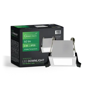 LED SPOT UGR 2W 3CCT PRAVOUGLI GREEN TECH