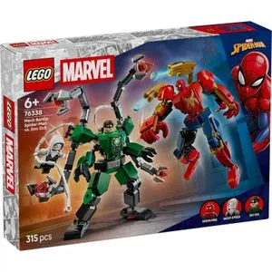 Lego Super Heroes Marvel Mech Battle Spiderman Vs Enemy