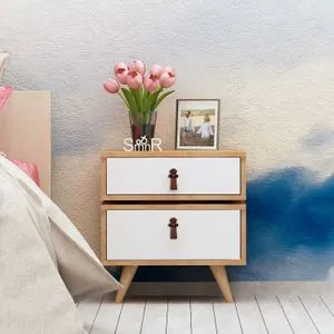 Leija Oak
White Nightstand