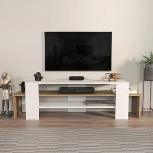 Lenora - White, Walnut White
Walnut TV Stand
