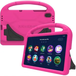 Lenovo ZG38C03435 Tab M10 HD 2nd Gen (TB-X306) Armor-X Ultra Shockproof Kid Case RED With Kicksta...
