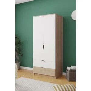 Lento - Sonomo Oak, White Sonomo Oak
White Wardrobe