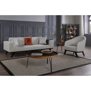 Leon 3 Seater - Light Grey Light Grey 3-Seat Sofa-Bed