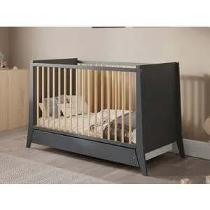 Lettino Cosmo Krevetac 120X60 Antracit Pine + Fioka