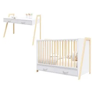 Lettino Luna Krevetac 2U1 + Fioka