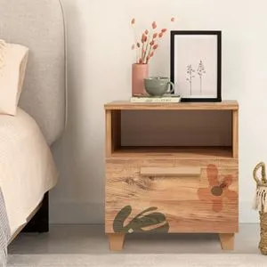 Leva Alfa Leaf Atlantic Pine Nightstand
