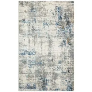 Lgs 09 - Cream, Blue Multicolor Carpet (120 x 180)