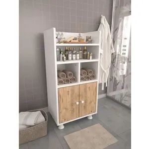Lia - Atlantic Pine, White Atlantic Pine
White Multi Purpose Cabinet