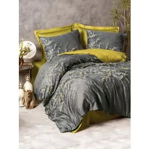 Libby - Green Green
Anthracite Satin Double Quilt Cover Set