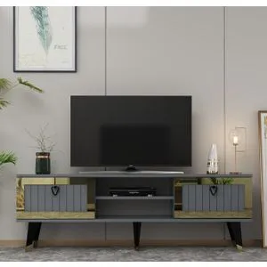 Lidya - Anthracite, Gold Anthracite
Gold TV Stand
