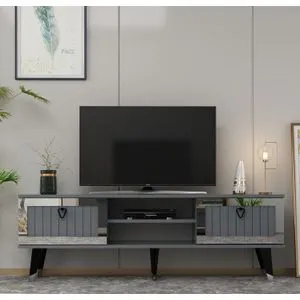 Lidya - Anthracite, Silver Anthracite
Silver TV Stand