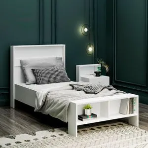 Life - White White Single Bedstead