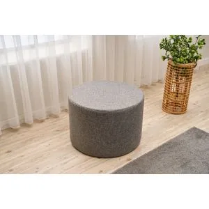 Likya - Grey Grey Pouffe