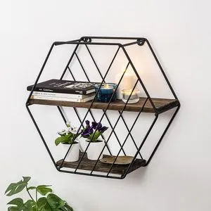Liliales Black
Dark Walnut Wall Shelf