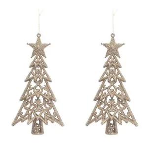 Lilium metalne jelke set/2 14cm  058397