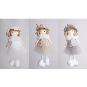 Lilium Pliš andjeli 17cm, 4 boje, 068713