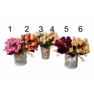 Lilum buket ruze 1x12, visina 31cm, 6 boja