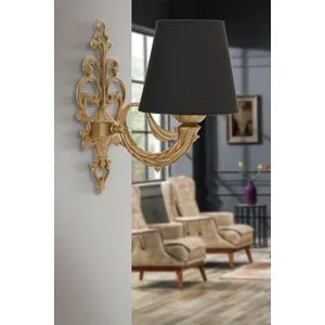 Lily - Black, Gold Black
Gold Wall Lamp