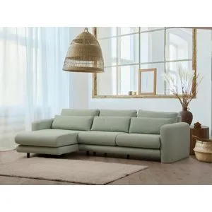 Lily Corner Left Green Green Corner Sofa