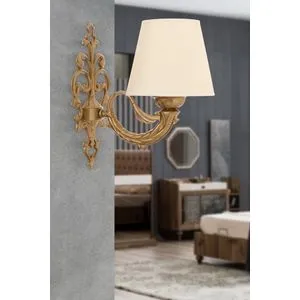 Lily - Cream, Gold Cream
Gold Wall Lamp