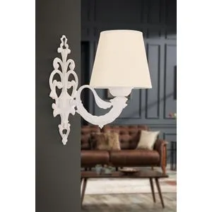 Lily - Cream, White Cream
White Wall Lamp