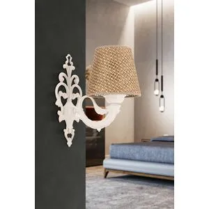 Lily Hazeran - Natural, White Natural
White Wall Lamp