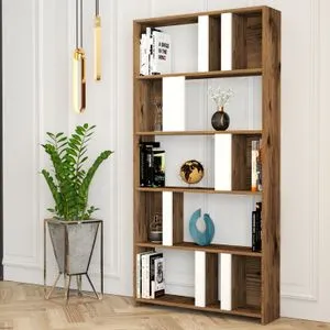 Lima - Walnut, White Walnut
White Bookshelf