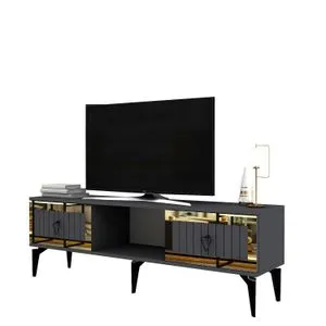 Linda - Anthracite, Gold Anthracite
Gold TV Stand